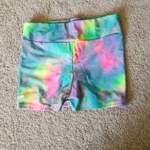 Tie dye swim shorts